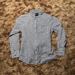 Buckle Black BKE Shirt Womens Medium Long Sleeve Button Up Black Plaid